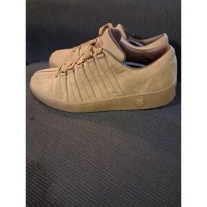 K-Swiss Court Men's‎ 13 Wheat Classic Casual Suede Retro Sneakers Stripes